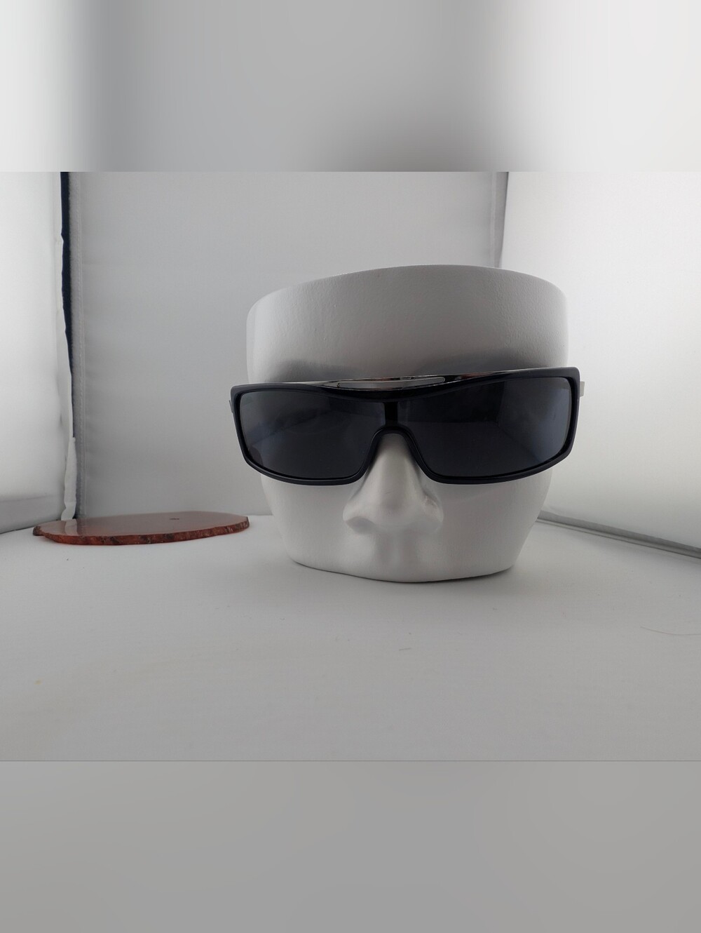 Vintage VALENTINO SUNGLASSES 115MM 1131/S 4Y5 99 01 Blue Silver Wrap Y2K Unisex